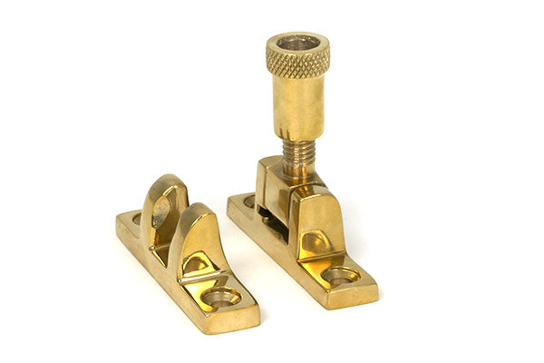 Brompton Brighton Fastener - Narrow (Square), Polished Brass