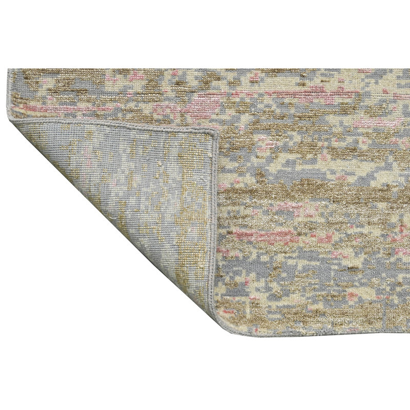 One-of-a-Kind Runner 2'5" x 9'11" Area Rug in Ivory/Gold/Pink/Blue