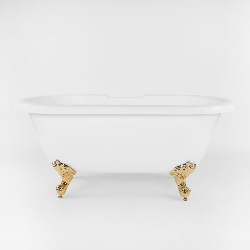 Baignoire de trempage à pattes 60" x 30" Windsor, Laiton