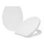 Harbour Housewares Soft Close Round Standard Toilet Seat