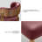  Walnut Leather Dining Chairs Set of 2 - Modern Kitchen Chairs with High-Resilience Foam Cushion and Stainless Steel Frame for Dining Room, Easy Assembly-1762848117-1762848116
