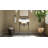 Prism 24 in. W x 38 in. H Console Sink, 8 in. Faucet Drilling, Matte Black-118375683