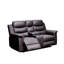 Causeuse inclinable avec housse de console centrale