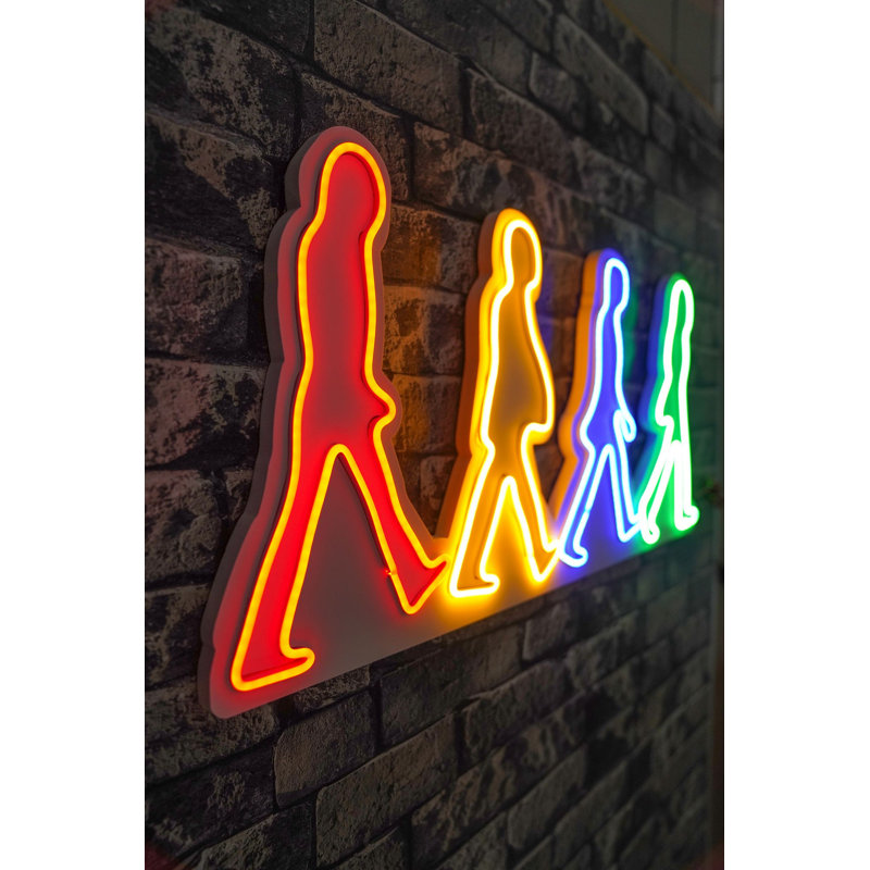 Flexible Waterproof LED Neon Strip Lights, 1.1 x 2.4 x 0.1 ft, 12V DC, IP67 Rated, PVC Foam Template, Built-in Wall Hanging System | 33.6W, Perfect for Home Decor, Parties, and Outdoor Use, Easy Installation