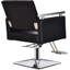 Fauteuil de salon pivotant de 28 po de largeur, fauteuil de coiffeur à pompe hydraulique, similicuir -145909827