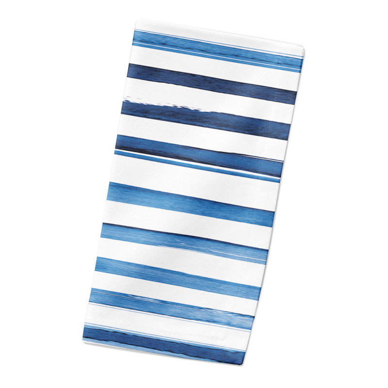 Cotton Twill Striped Square Napkin