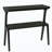 Wooden 2-Tier Side Table with Cherry Finish