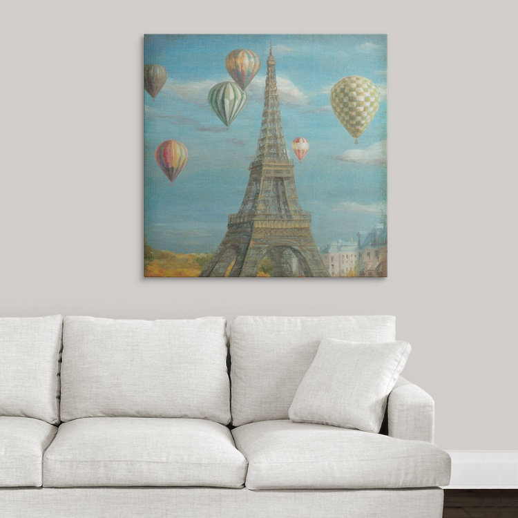 " Balloon Festival " by Danhui Nai, 35" H x 35" W x 1.5" D, Canvas