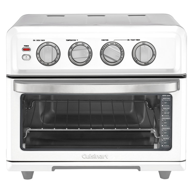 Friteuse à air + grille-pain à convection Cuisinart, four 8 en 1 avec options de cuisson, de gril, de gril et de chaleur
