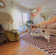 Walker Checkered Burnt Orange/Cream Shag Area Rug