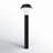 Kalio Matte Black Integrated LED Metal Pathway Light