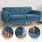 Jadier 66" Upholstered Loveseat Square Sofa-1229713459-1230110786
