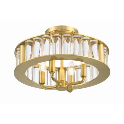 4 - Light Semi Flush Mount