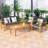 Acacia 8 - Person Patio Conversation Set with Cushions-692462429
