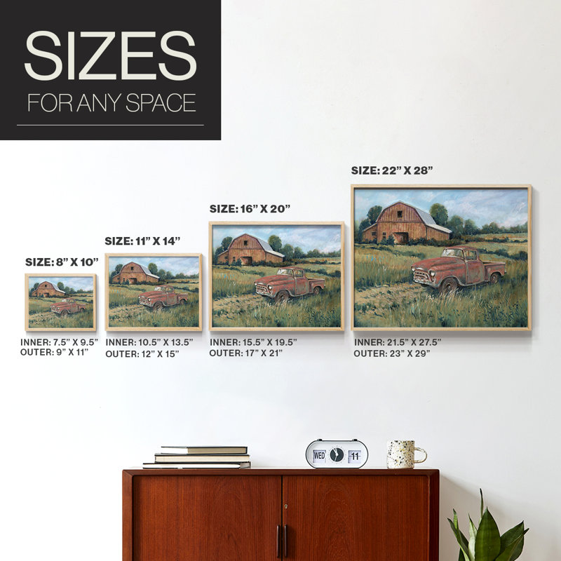 «Rusting Away I», reproduction encadrée, H 8 po x l 10 po, Naturel