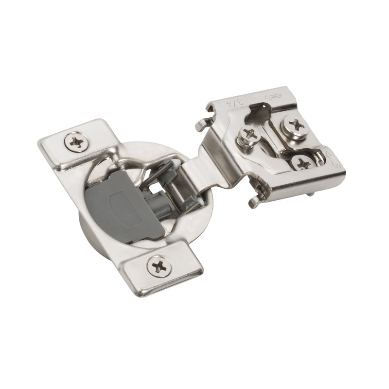 Charnière d'armoire dissimulée à fermeture en douceur 3/4 po (19 mm) - 1 paire
