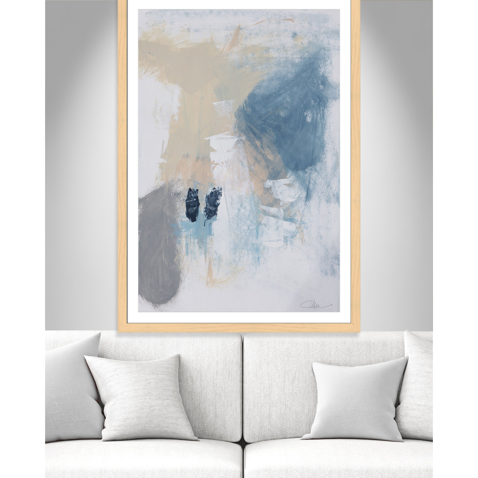 Coastal Carnival II Print by Casa Fine Arts, White, Natural Single Picture Framed Paper, 55" H x 39" W x 1.25" D