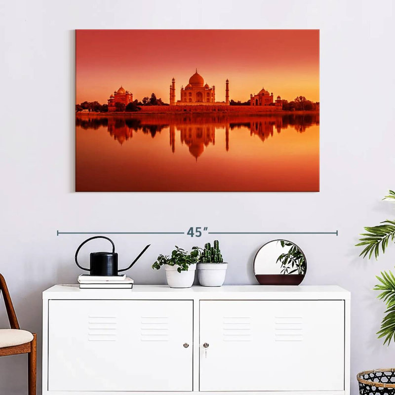 Nicci Taj Mahal Sunset Panorama