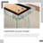 9'Premium Crystal Tempered Glass Shuffleboard Table