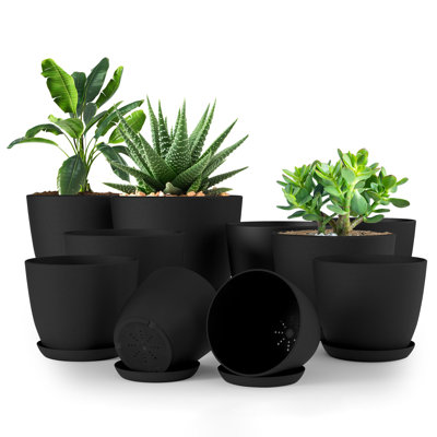 Pots à plantes d'intérieur avec drainage