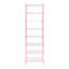 Étagère de rangement rectangulaire à 8 tablettes en acrylique pour plancher pour l'entrée rose-1303234364