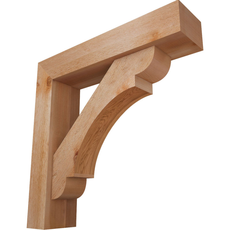 Support de bloc olympique avec entretoise décalée, 26 x 26, Cèdre rouge occidental de l 6 po (scié brut)