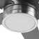 52" Graceshire 5 - Blade LED Flush Mount Ceiling Fan with Remote Control and Light Kit Included