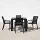 Farrah 55.4'' Rectangular 4 - Person Outdoor Dining Set