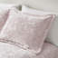 Édredon mauve / très grand pourpre pour chambre à coucher, velours froissé avec,, lavable à la machine