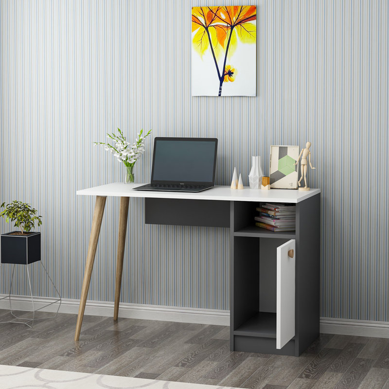 Rachal Computer Desk, Anthracite