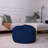 Factory Direct Partners 30 inch Round Faux Leather Bean Bag for Kids and Teens-114989684