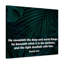 Deep And Secret Things Daniel 2:22 - Wrapped Canvas Print-1603990448