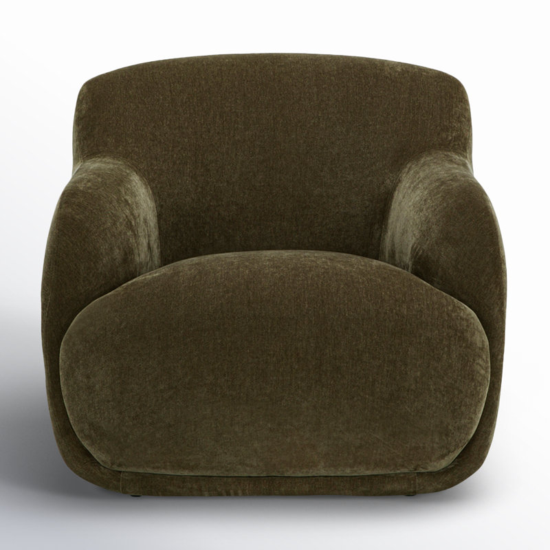 Laci Lounge Chair, Cedar Green Chenille