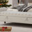 Wide Upholstered Flip-up Storage Bench With Flared Arms And Solid Wood Legs-1973753240