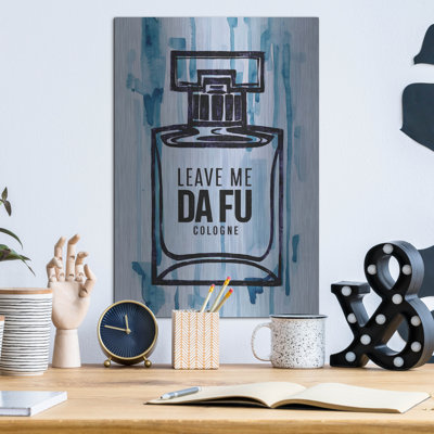 Art mural en métal luxueux «laissez-moi Da Fu» par Andreas Magnusson