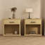 Ensemble de chambre à coucher avec commode et table de chevet 2 pièces Clifford-128905477