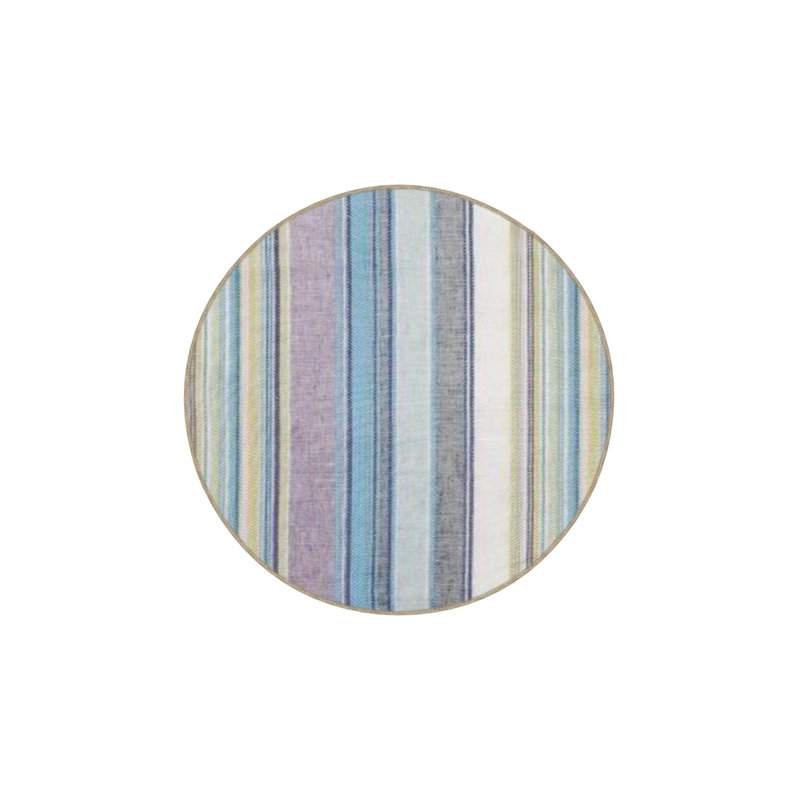Tapis tissé à motif bleu et clair, Rectangle 2 pi 4 po x 4 pi