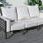Hudson Aluminum Patio Sofa With Cushions