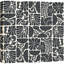 Abstarct botanique noir et beige-102480462-102480464
