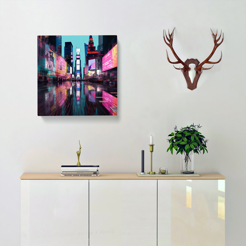 Modern Wall Art - Wrapped Canvas, 35cm H x 35cm W x 3cm D