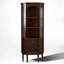 Armoire de coin française en noyer rétro