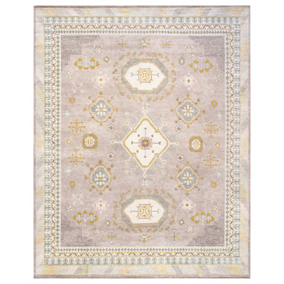 Khotan Hand Knotted Wool Oriental Area Rug in Camel