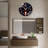 Rocket Launch Clock Art - 24‘’ Modern Glass Wall Clock