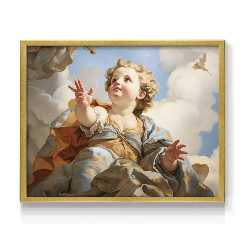 Angels From Above-XXIX - Reproduction encadrée - Restickable, H 22 po x l 28 po