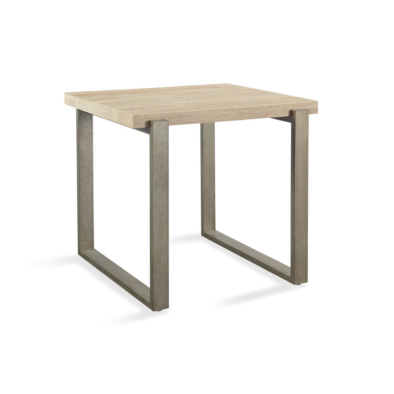 Stone Top End Table