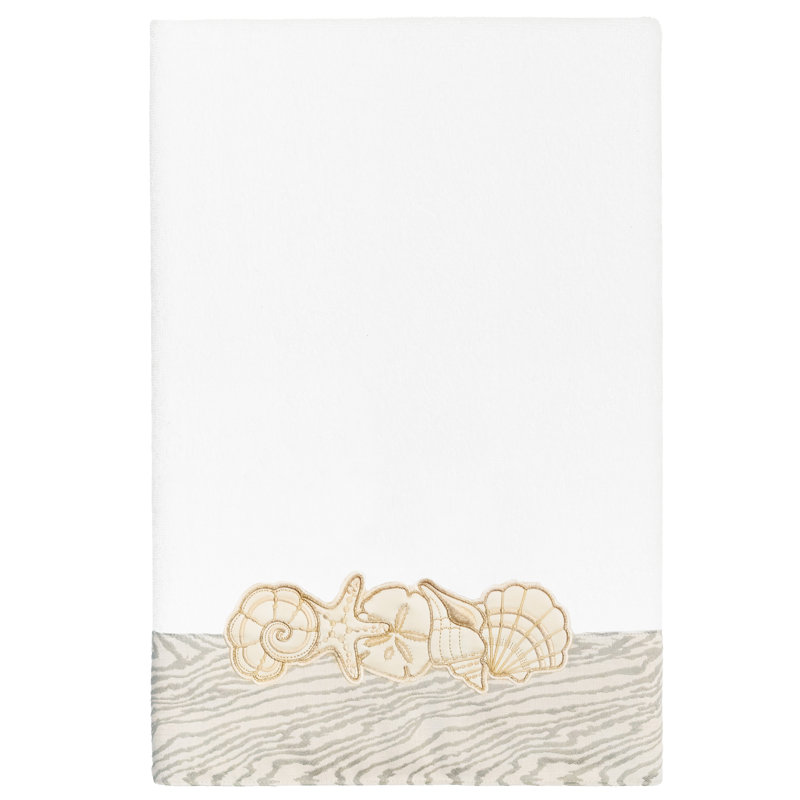 Ensemble de serviettes 4 pièces 100% coton turc, Blanc
