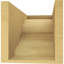 Bois de cèdre brut Asheboro, grain de bois TimberThane Corbel, apprêté brun clair-88289153