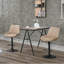 Abriel Height Adjustable Swivel Bar Stool With Back & Footrest Barstool Kitchen Dining