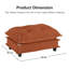 Repose-pieds moderne en chenille-1681011553
