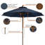 Parasol de marché 9 pi Ayvion-1963626497